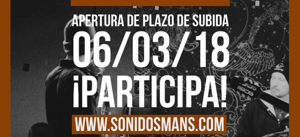 ABERTO O PRAZO DE INSCRICIÓN PARA #SONIDOSMANS ABERTO O PRAZO DE INSCRICIÓN PARA #SONIDOSMANS