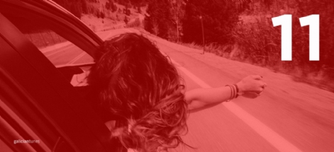 11 DE ESCAPADA EN COCHE